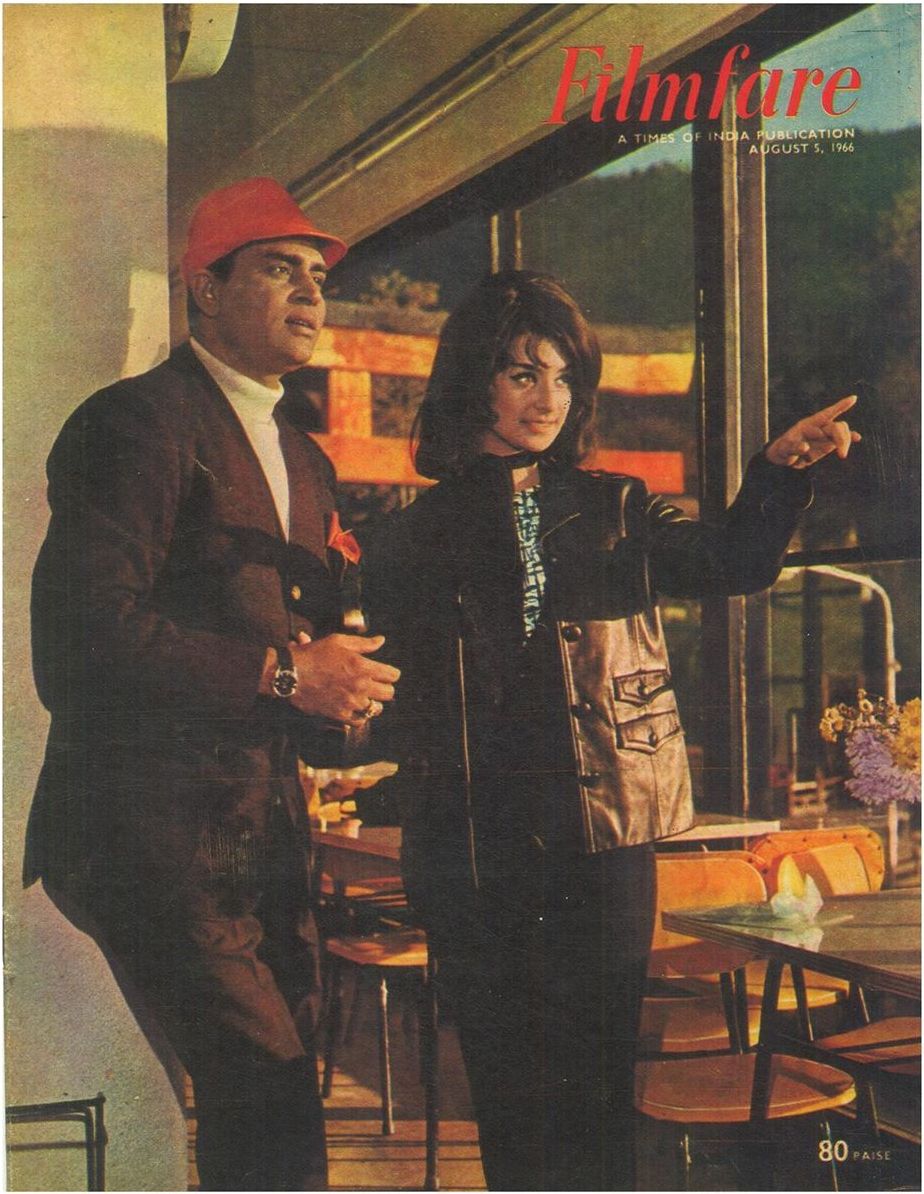 FILMFARE magazine side cover 5 August 1966