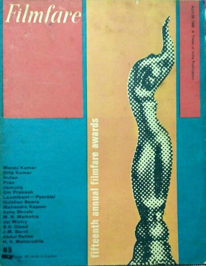 FILMFARE magazine side cover 26 April 1968
