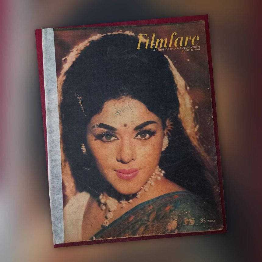 FILMFARE magazine side cover 20 June 1969