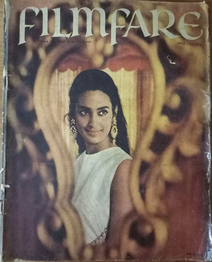 FILMFARE magazine side cover 22 May 1970