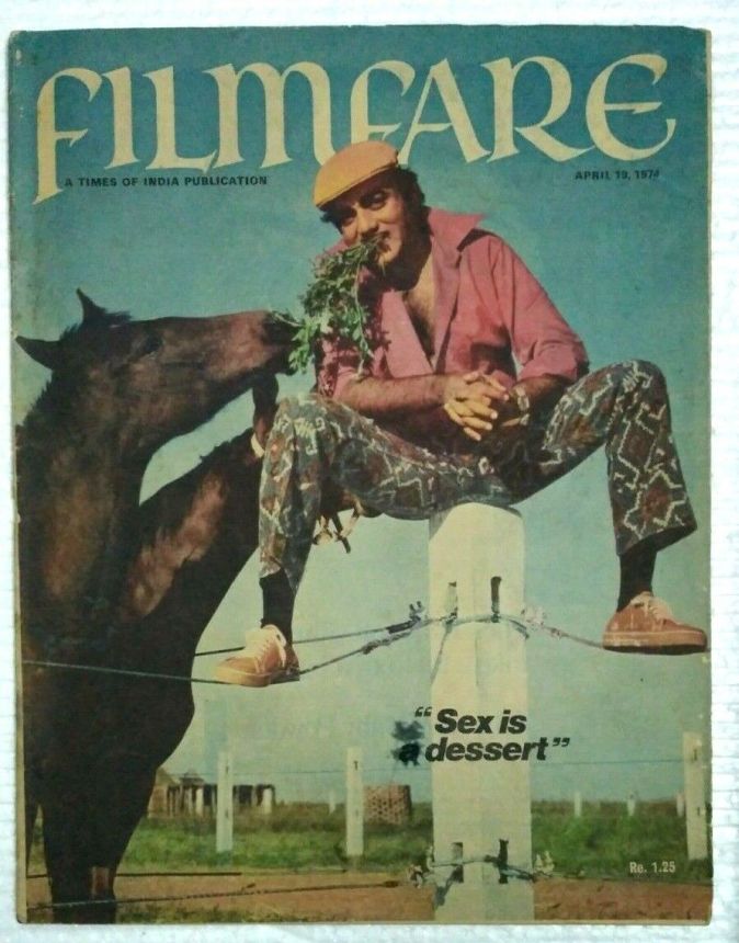 FILMFARE magazine side cover 19 April 1974