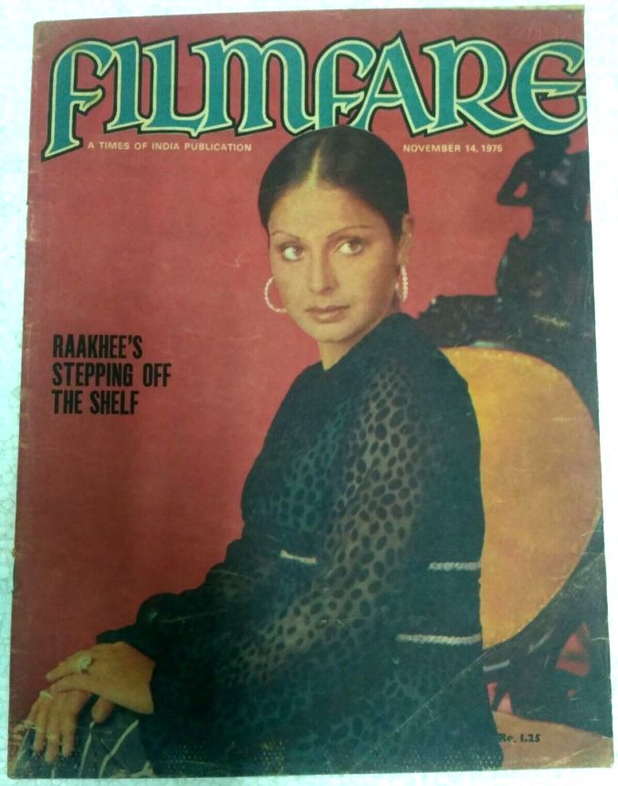 FILMFARE magazine side cover 14 November 1975