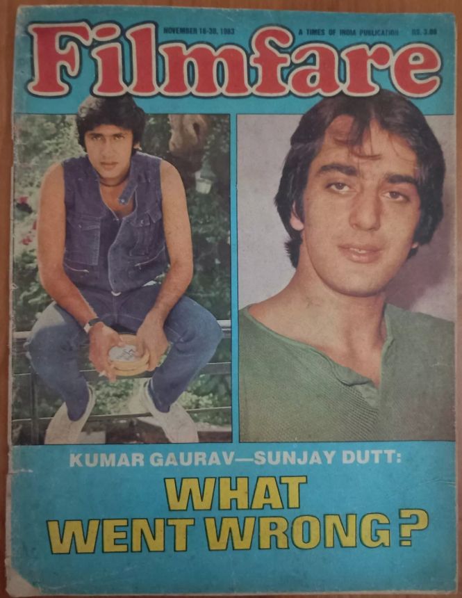FILMFARE magazine side cover 16 November 1983