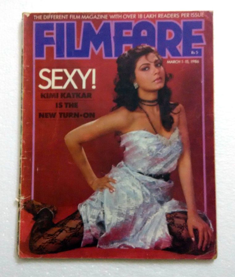 FILMFARE magazine side cover 1 March 1986