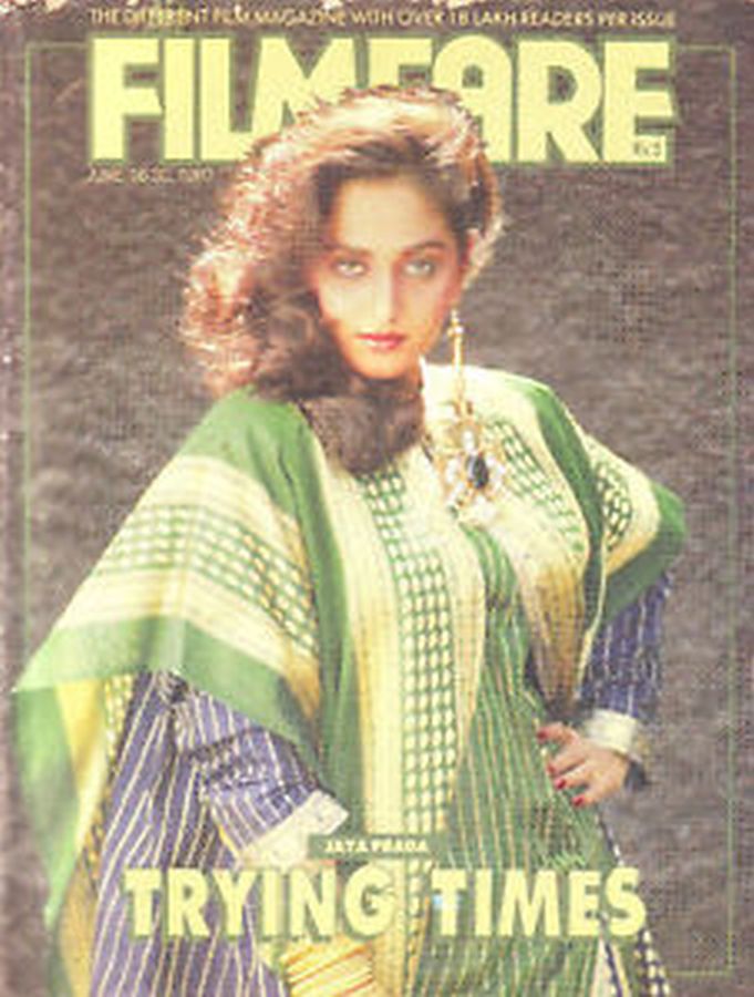 FILMFARE magazine side cover 16 June 1987