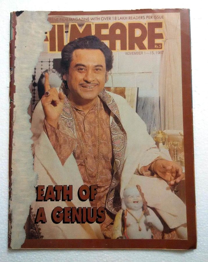 FILMFARE magazine side cover 1 November 1987