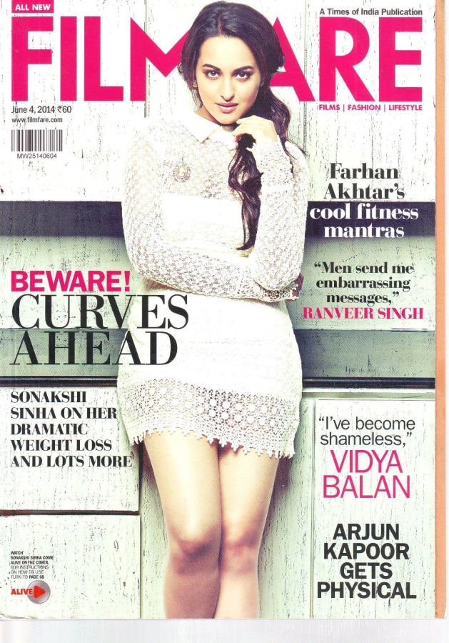 FILMFARE magazine side cover 4 June 2014
