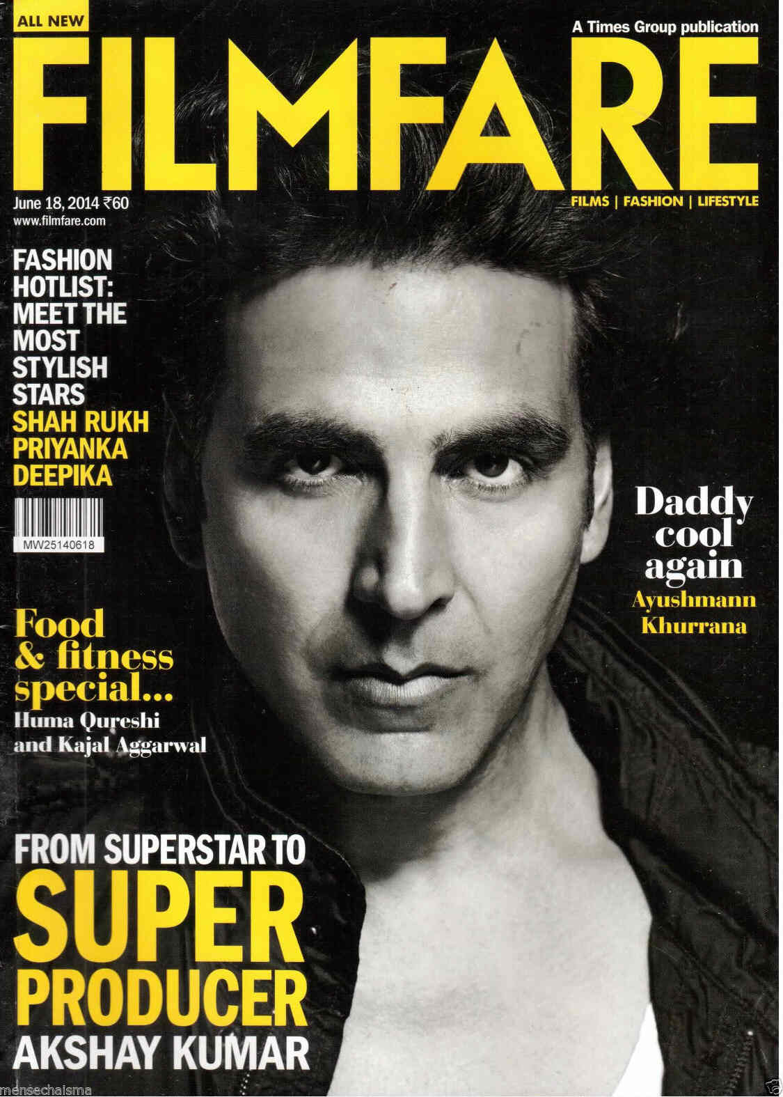FILMFARE magazine side cover 18 June 2014