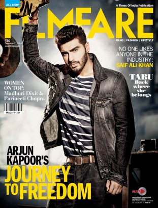 FILMFARE magazine side cover 31 December 2014
