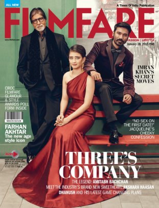 FILMFARE magazine side cover 28 January 2015
