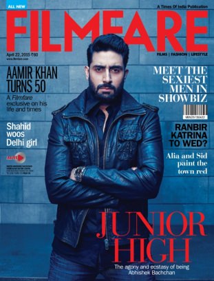 FILMFARE magazine side cover 22 April 2015