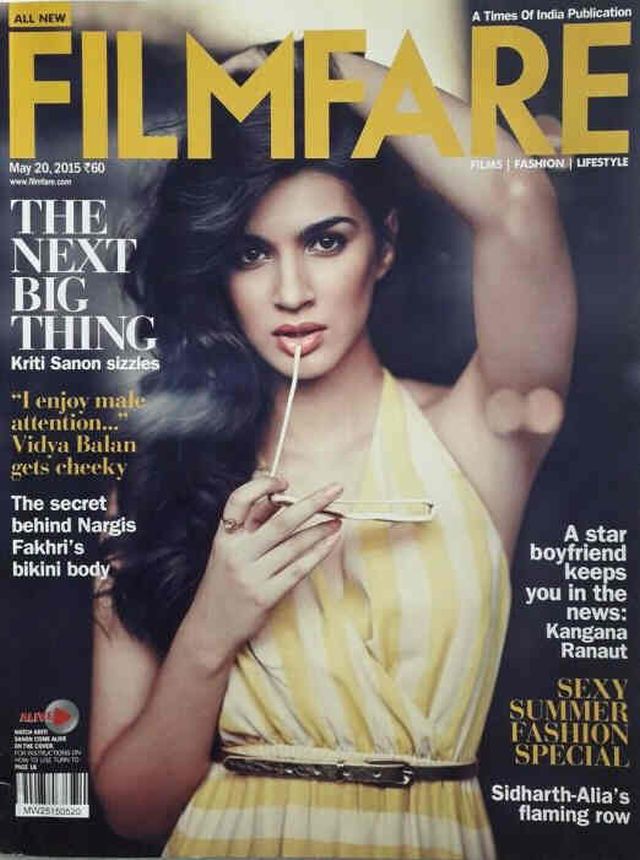 FILMFARE magazine side cover 20 May 2015