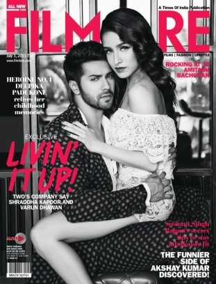 FILMFARE magazine side cover 1 July 2015