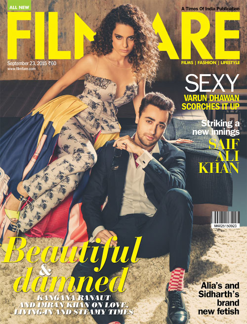 FILMFARE magazine side cover 23 September 2015