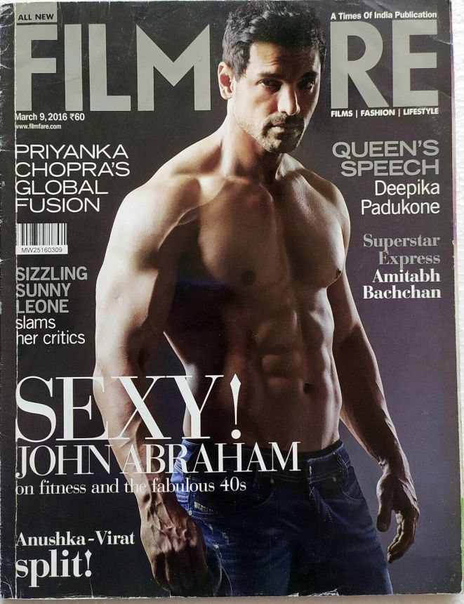 FILMFARE magazine side cover 9 March 2016