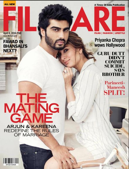 FILMFARE magazine side cover 6 April 2016