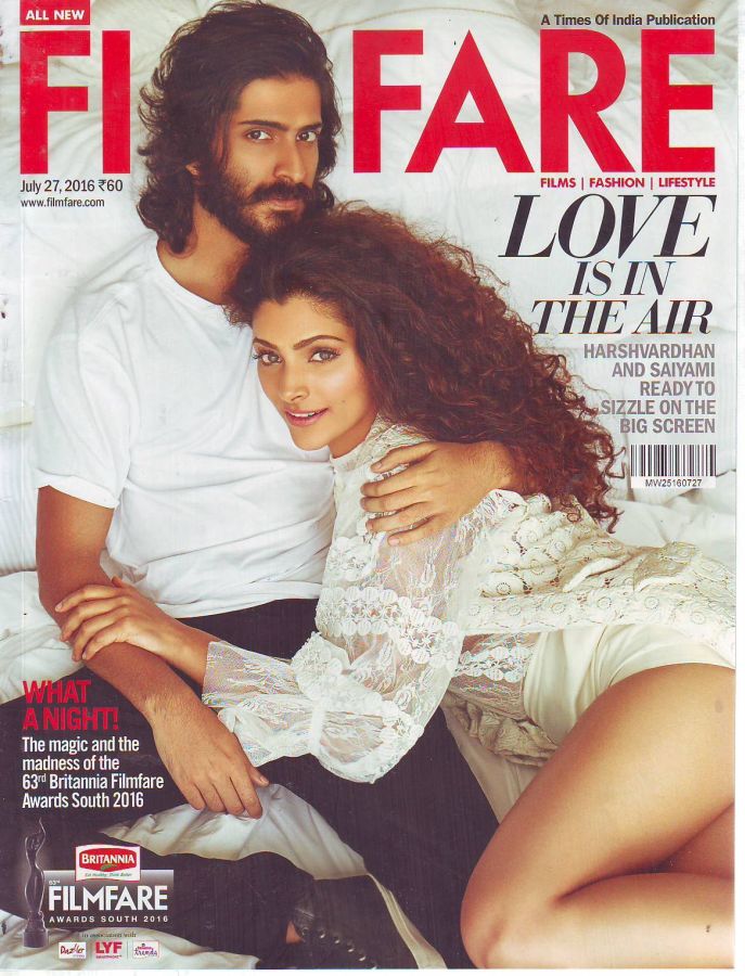 FILMFARE magazine side cover 27 July 2016