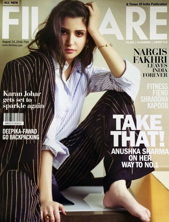 FILMFARE magazine side cover 24 August 2016