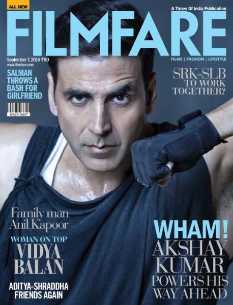 FILMFARE magazine side cover 7 September 2016