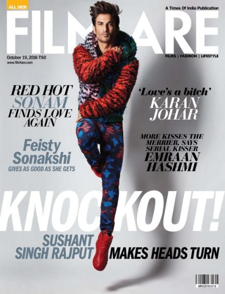 FILMFARE magazine side cover 19 October 2016