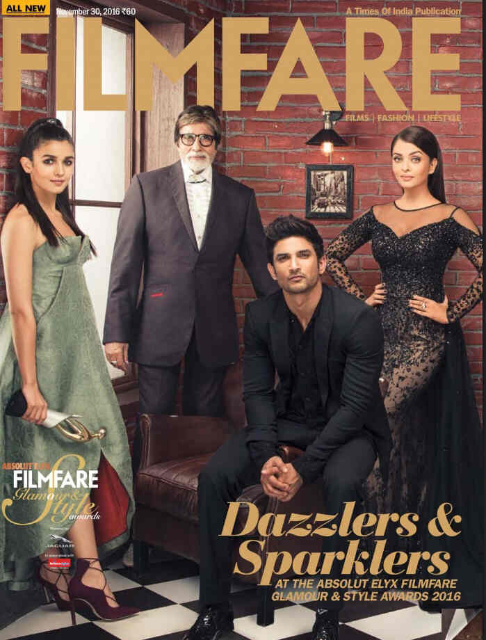 FILMFARE magazine side cover 30 November 2016