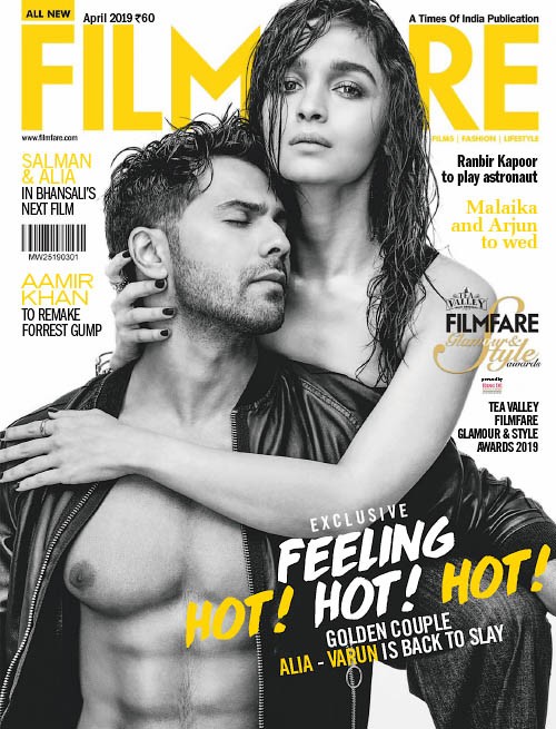 FILMFARE magazine side cover  April 2019