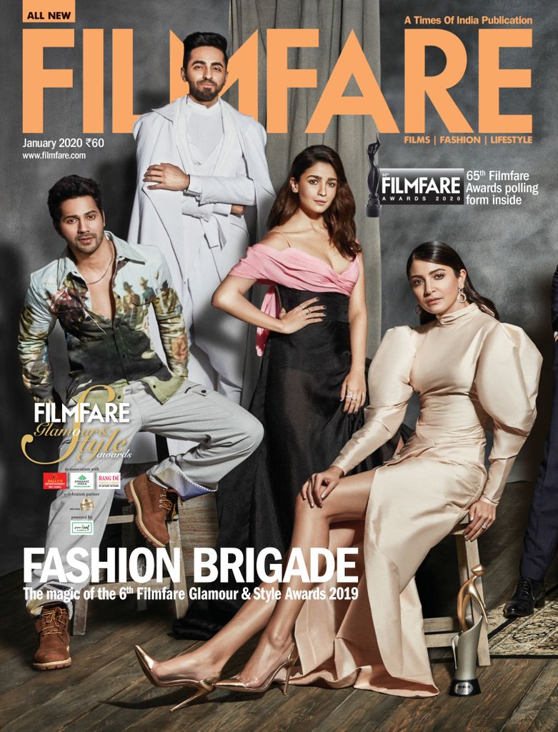 FILMFARE magazine side cover  January 2020