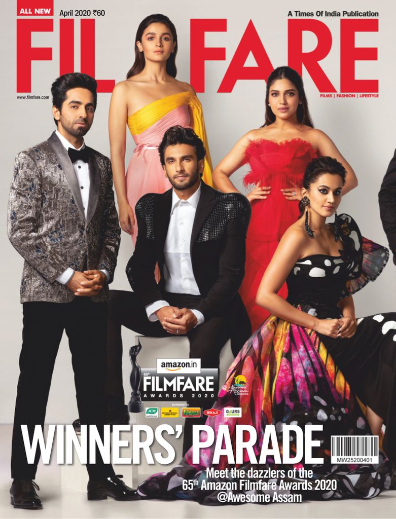 FILMFARE magazine side cover  April 2020