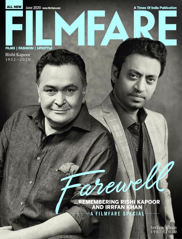 FILMFARE magazine side cover  June 2020