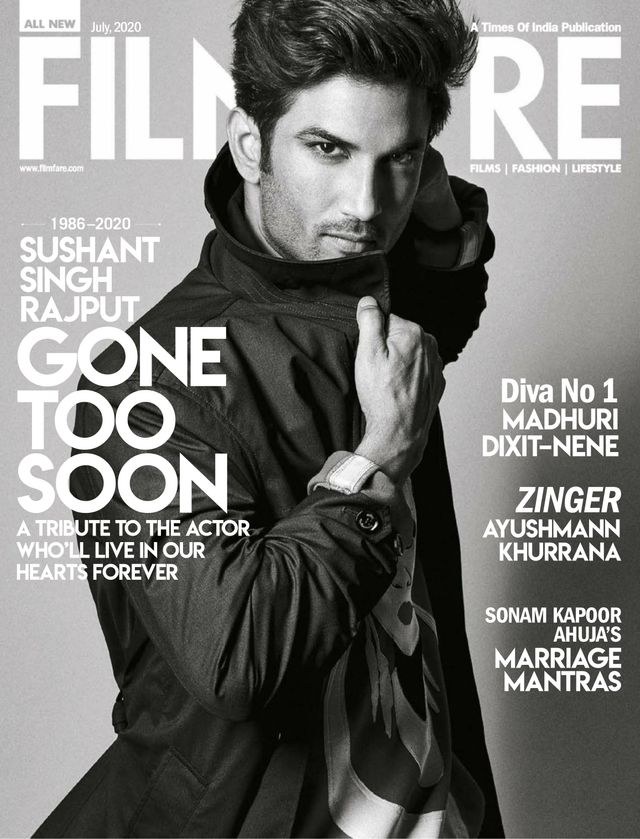 FILMFARE magazine side cover  July 2020