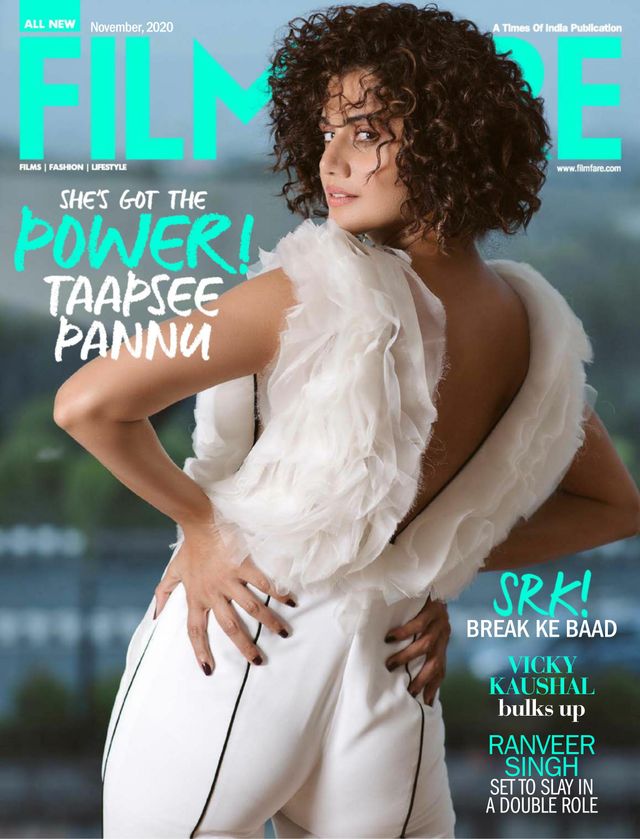 FILMFARE magazine side cover  November 2020
