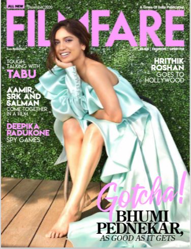 FILMFARE magazine side cover  December 2020
