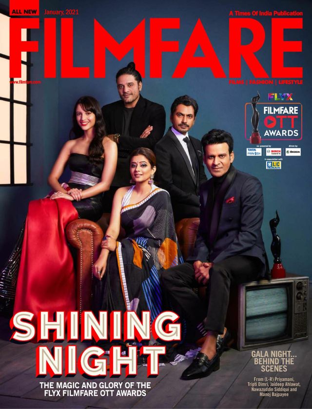 FILMFARE magazine side cover  January 2021