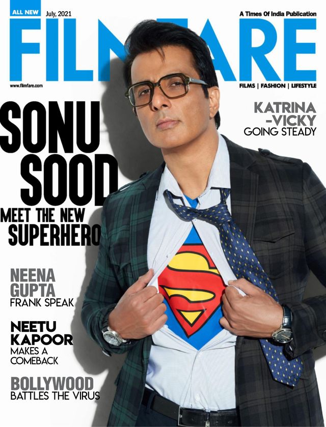 FILMFARE magazine side cover  July 2021
