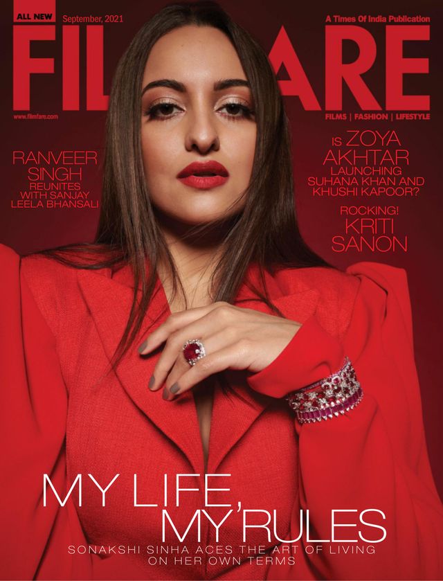 FILMFARE magazine side cover  September 2021