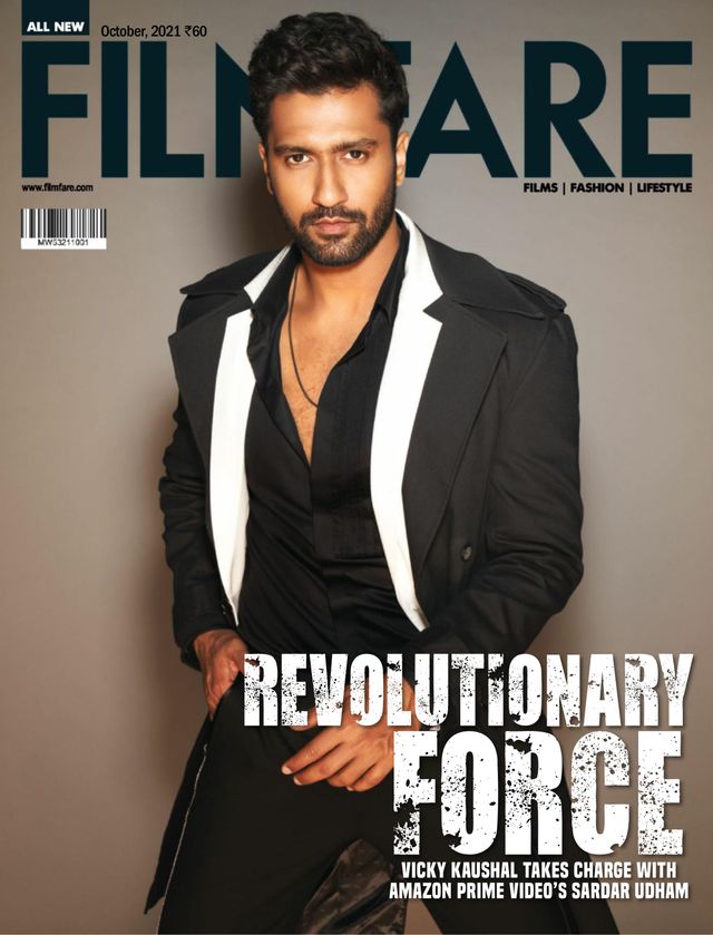 FILMFARE magazine side cover  October 2021