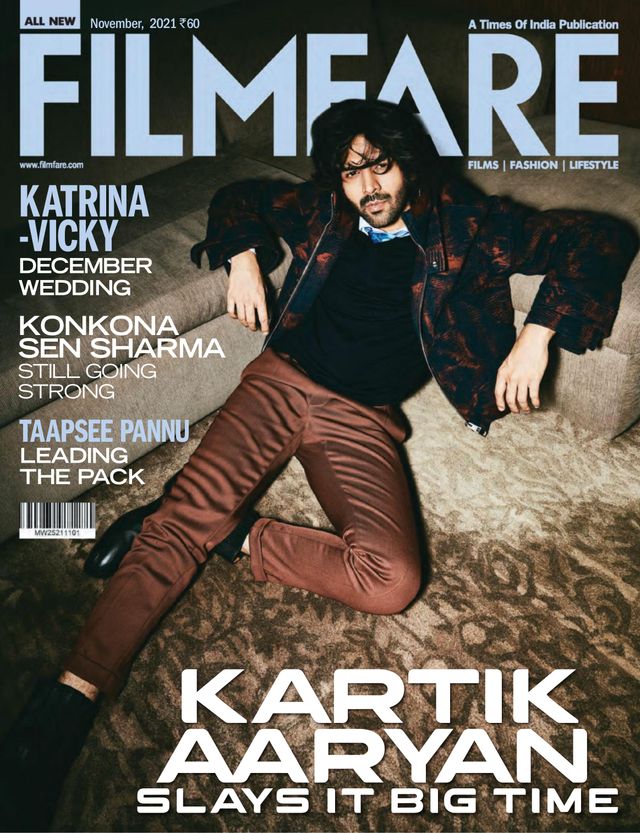 FILMFARE magazine side cover  November 2021