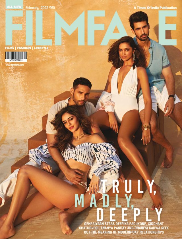 FILMFARE magazine side cover  February 2022