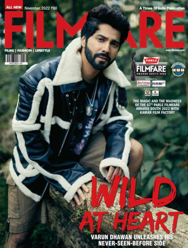 FILMFARE magazine side cover  November 2022