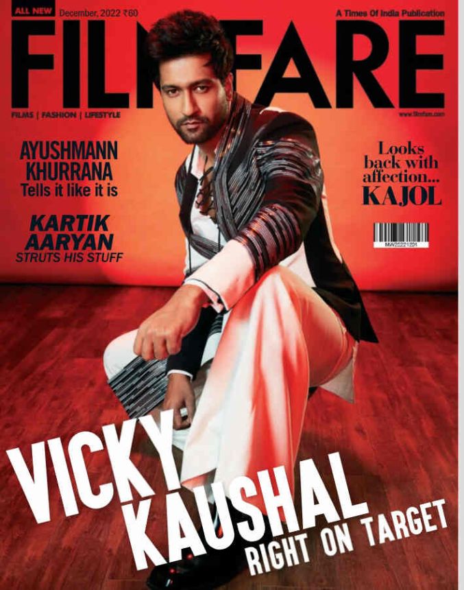 FILMFARE magazine side cover  December 2022