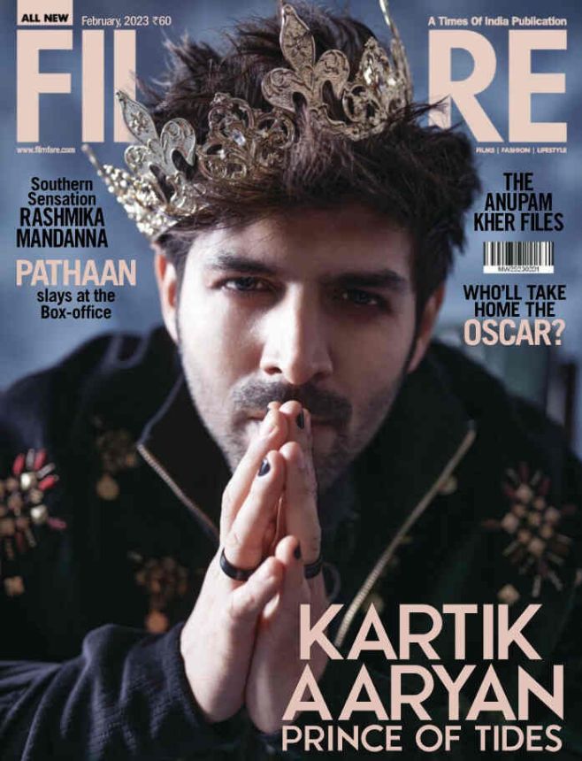 FILMFARE magazine side cover  February 2023