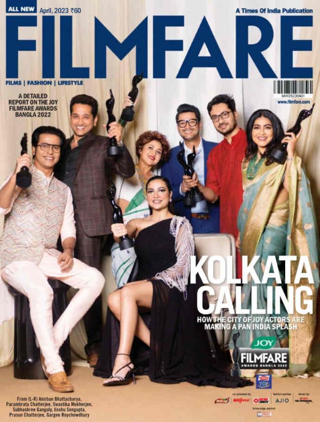 FILMFARE magazine side cover  April 2023
