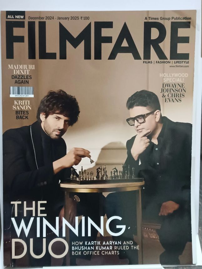 FILMFARE magazine side cover  December 2024/ January 2025 