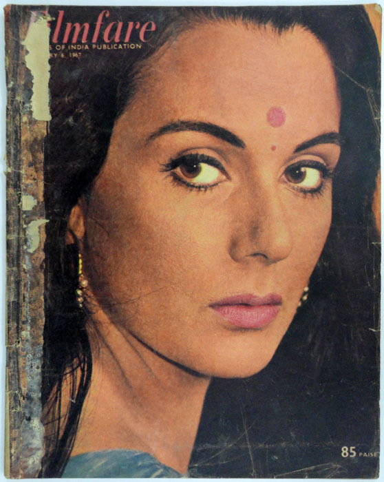 FILMFARE magazine side cover 6 January 1967