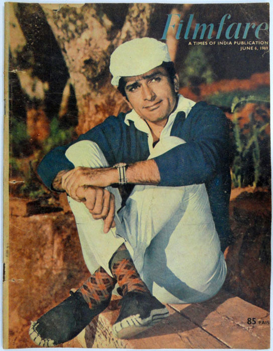 FILMFARE magazine side cover 6 June 1969