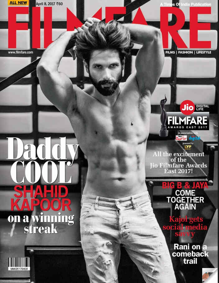 FILMFARE magazine side cover 8 April 2017