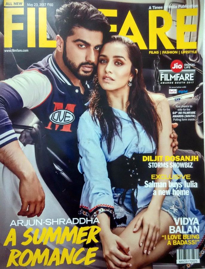 FILMFARE magazine side cover 23 May 2017