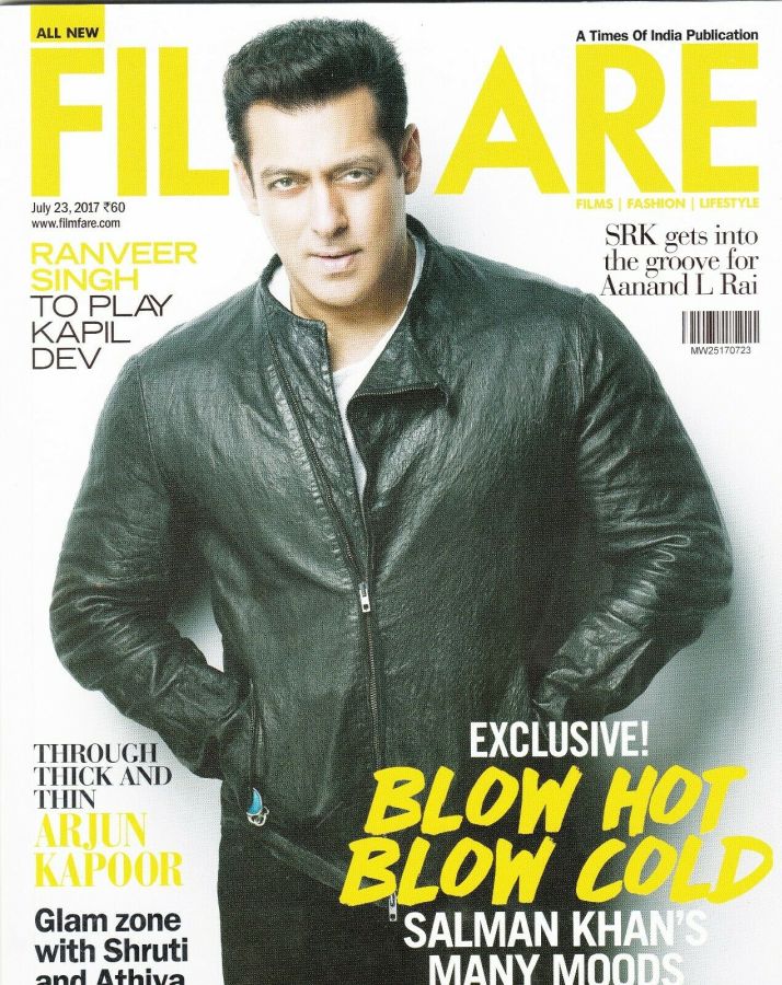 FILMFARE magazine side cover 23 July 2017