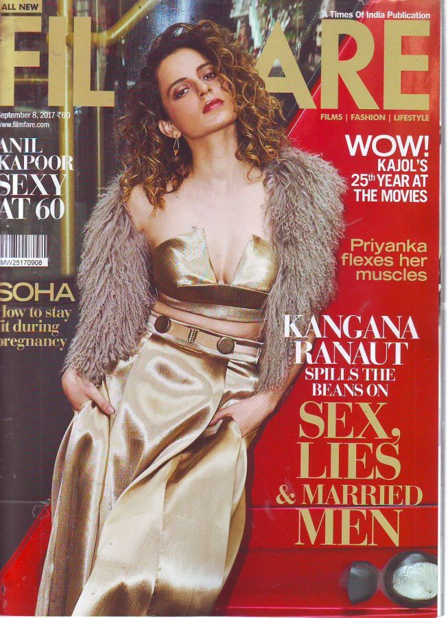 FILMFARE magazine side cover 8 September 2017