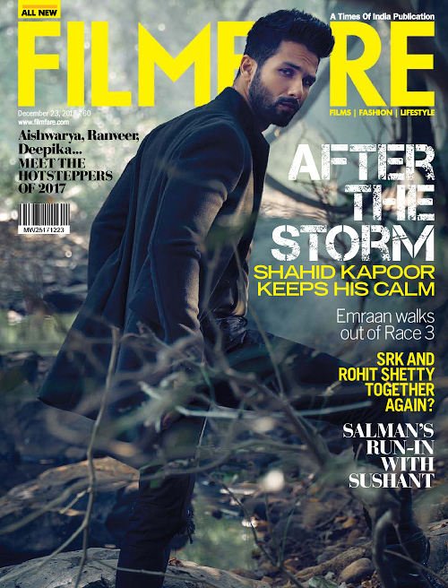 FILMFARE magazine side cover 23 December 2017